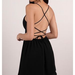 BRAND NEW TOBI laceback skater dress